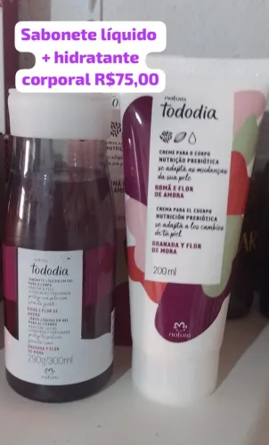 Sabonete Líquido + Hidratante Corporal Tododia