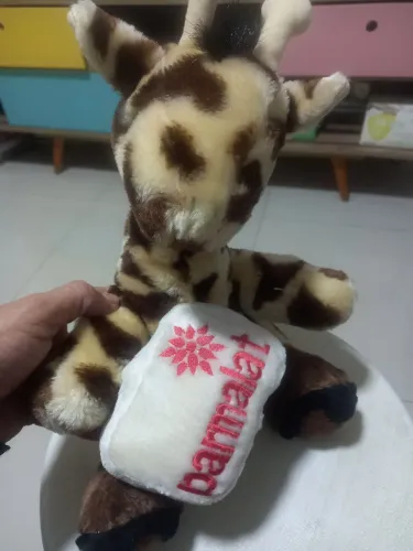 Girafa de pelúcia Parmalat