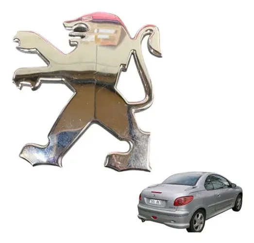 Emblema Tampa Traseira Peugeot 206 2004 2005 2007 Usado