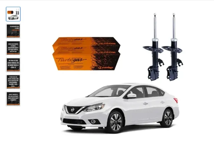 Kit de Amortecedor Dianteiro Cofap Sentra 2017 e 2018.