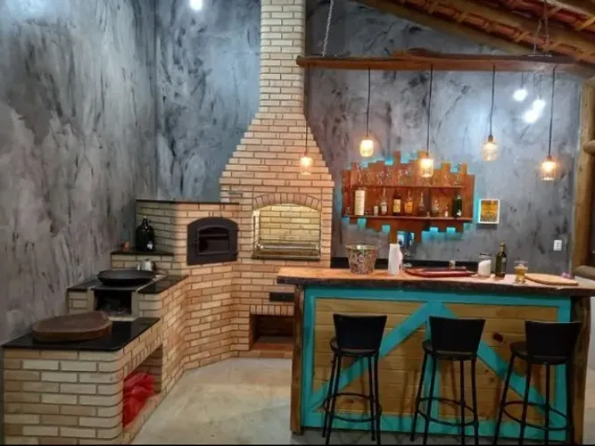 Trio Mineiro, Churrasqueira forno e Fogão de Lenha