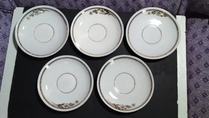 Lote 5 Pires Antigos - Porcelana Mauá - 13 Cm