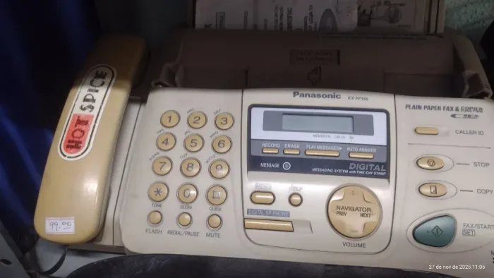 Vendo  - fax Panasonic   $100,00