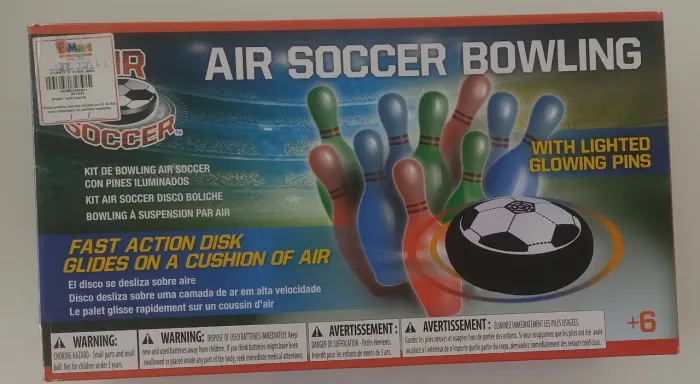 Air Soccer Bowling com Pinos Iluminados - Diversão Garantida!
