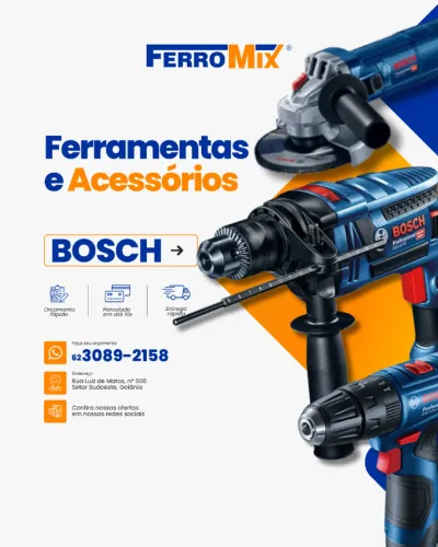 Furadeira - Parafuasdeira - Martelete - Ferramentas com o melhor preço de Goiânia