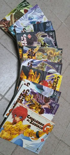 Coleção manga cavaleiros do Zodíaco Episódio G - Mangás vols 1 ao 10