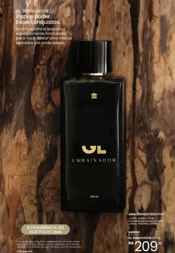 Perfume GL Hinode Fragrâncias (Gustavo Lima)