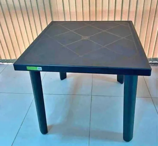 Mesa de plástico desmontável 80x80 Topplastic