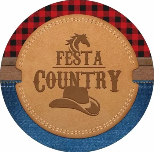Capa painel festa country decoração