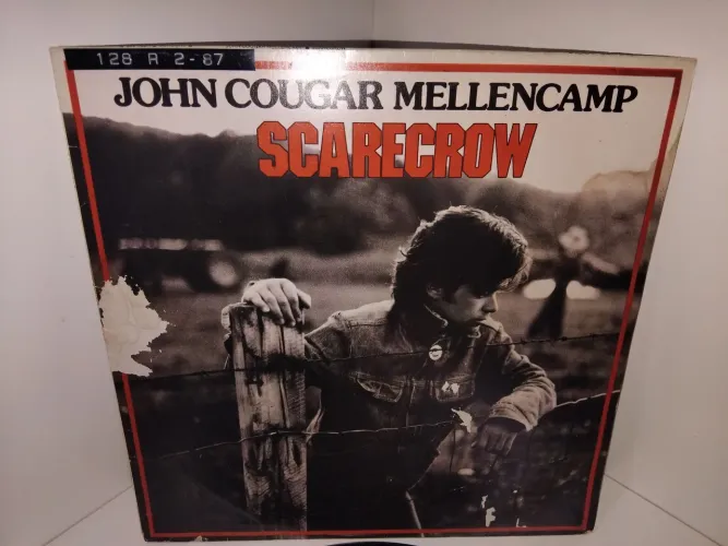 LP Disco de vinil John Cougar Mellencamp Scarecrow 1985
