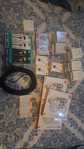 Lote de produtos eletrônicos