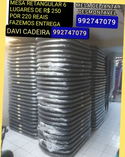 MESA PALACE 2MXU DE JANTAR BZYC XN ENTREGO HOJE