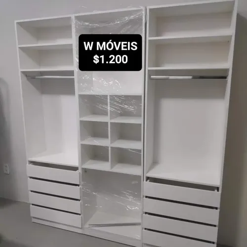 Moderno MDF branco - W Móveis