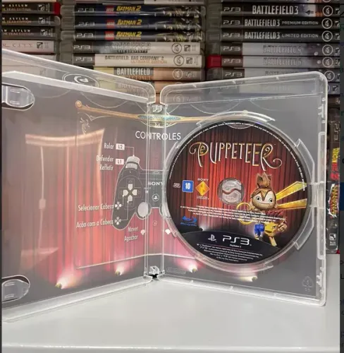Jogo Ps3 Puppeteer Mídia Física Original Pt-br Dublado Conservado Sem Marcas ou Arranhões
