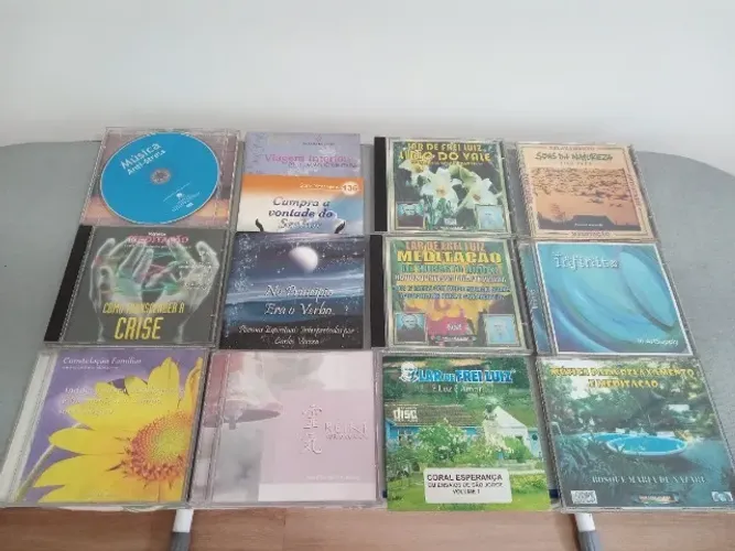 Coleção de 12 cds para relaxamento meditação e músicas suaves