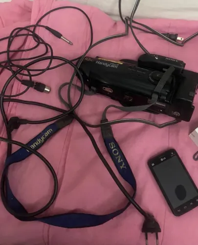 Filmadora Sony Handycam Video 8 ano 1985