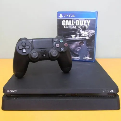 PS4 Slim 500GB + Garantia. Temos Loja Física. Adquira já o seu Game!!!