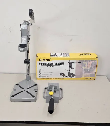 Suporte para Furadeira B-MAX 1/2 e 3/8 com Mordente