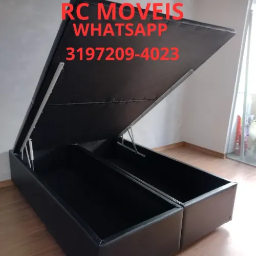 Cama Box Baú Super King 1.93x2.03 - Sofisticação, Espaço e Conforto