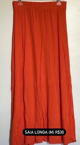 Saia longa laranja 