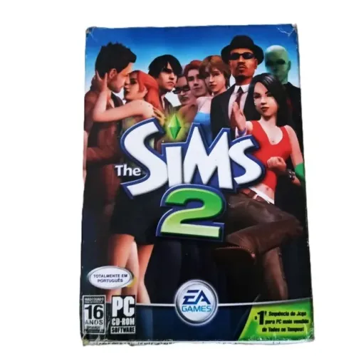jogo the sims 2 original pc mídia física 4 cds, box e manual.