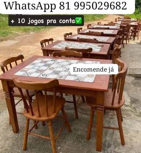 Mesas restaurante quantidades
