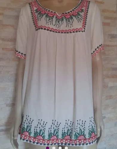Blusa Bordada Boho Chic