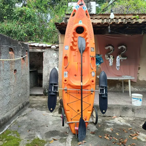 Caiaque Hanter Fishing +  Acessórios para navegação, pescaria e transporte do Kaique.