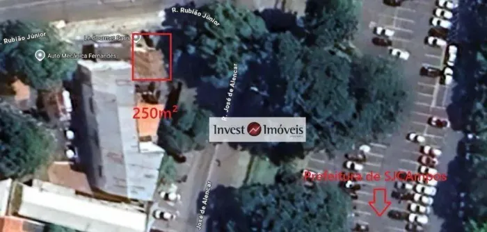 Terreno comercial na Rubiao Junior, esquina com a Prefeitura