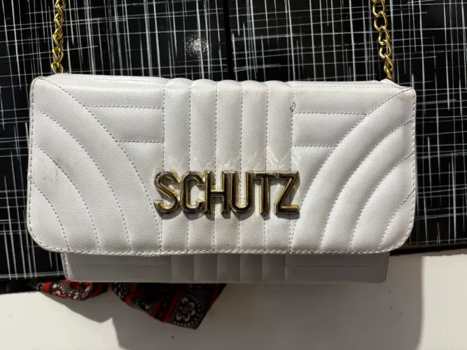 Bolsa branca de alça da Schütz