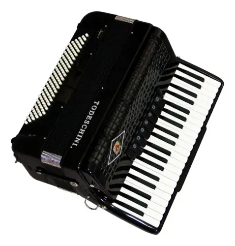 Acordeon Todeschini 120 baixos Preto com bag YW827 (NOVO)