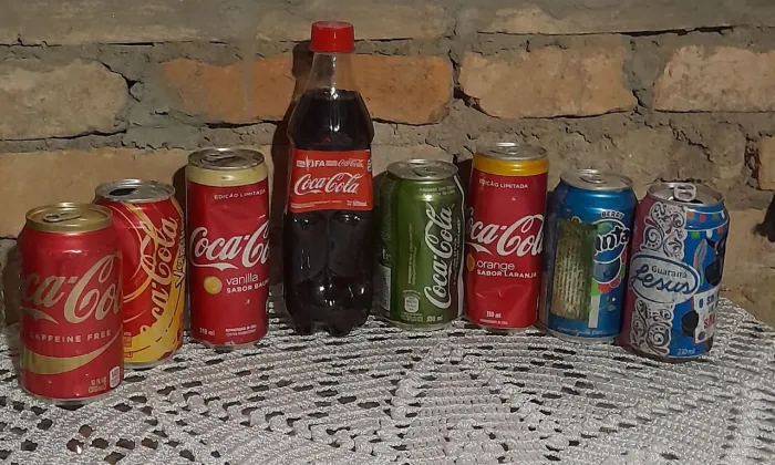 Coleção de Coca-Cola e outras bebidas