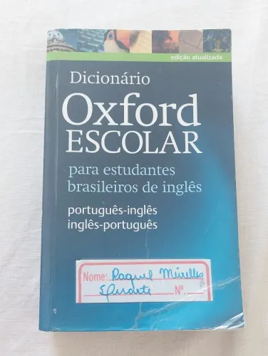 Dicionário Oxford Escolar pt-ing/ing-pt