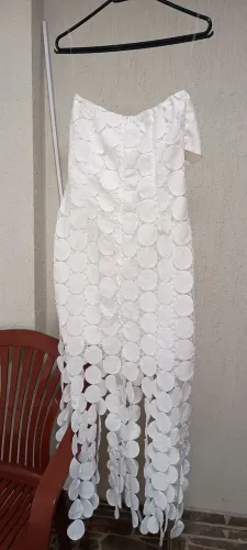 Vestido off white lindo