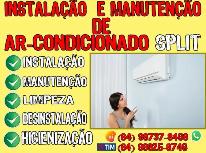 Instalação e Manutenção de Ar-Condicionado Split em Natal e Região
