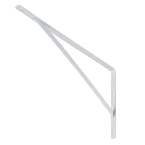 Mão Francesa Branca Grande 02 unidades Suporte de Prateleira