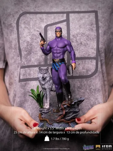 Estátua Phantom O Fantasma Deluxe - Defensores da Terra - Art Scale 1/10 - Iron Studios