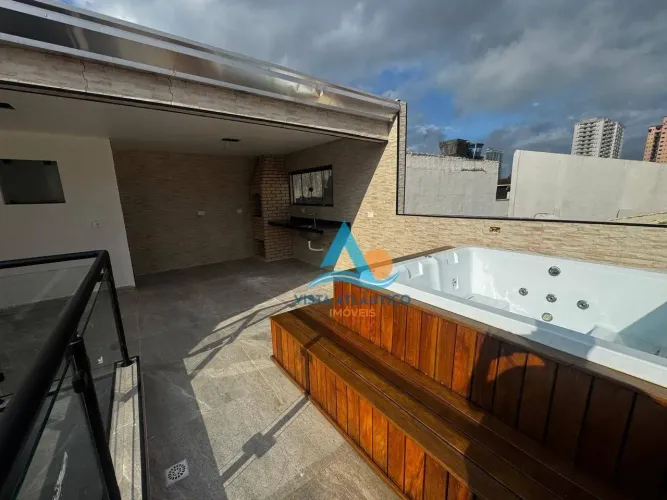 Casa com 3 dormitórios à venda, 135 m² por R$ 800.000 - Vila Caiçara - Praia Grande/SP