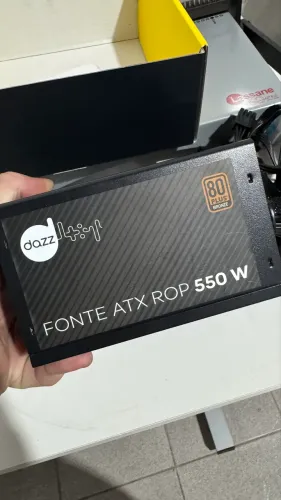 Fonte 550w pfc ativo seminova