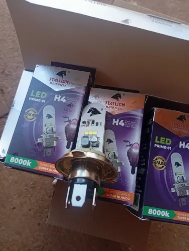 LÂMPADA H4 LED PARA MOTO CG 160/150/125