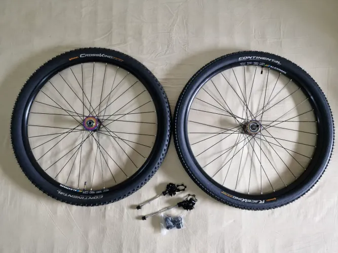 Roda Completa AlexRims + Cubo Koozer + Pneu Continental
