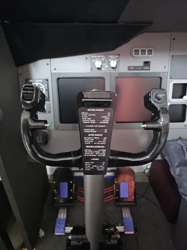 Manche Yoke Coluna 737 + Rudder (Pedal de Leme) - 737DIYSIM (Simulador de Voo)