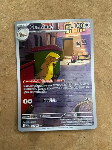 Carta Gumshoos (153/132) da coleção Megaevolução do Pokémon TCG