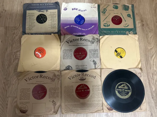 9 Diacos 78 RPM - Importados