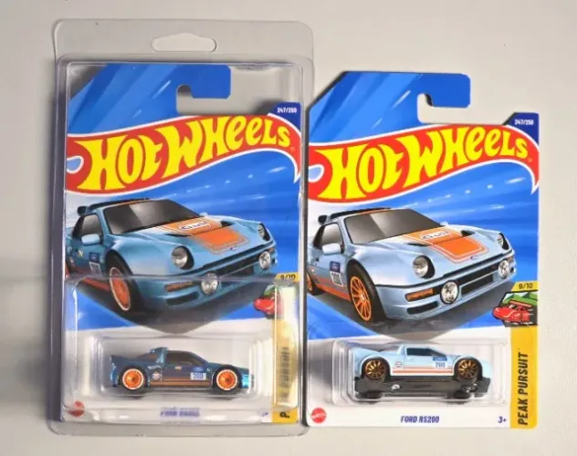 Hot Wheels Ford Rs200 Sth Super Treasure Hunt E Mainline com protetor de blister