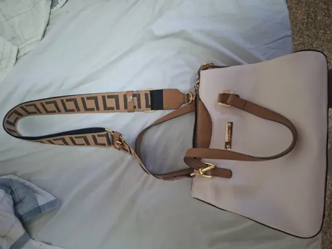 Bolsa couro luz da lua