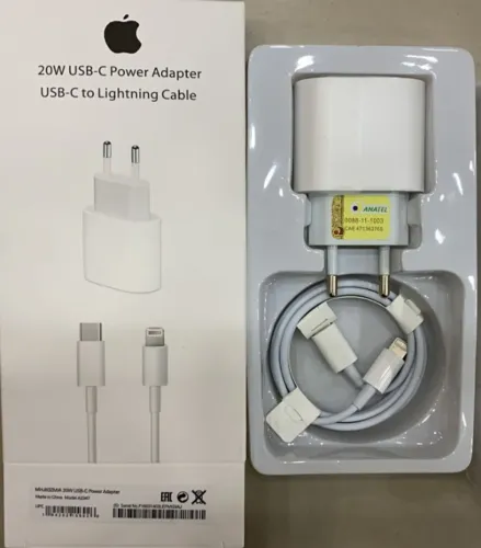 Carregador Iphone 20W Fonte e Cabo, retire hoje!