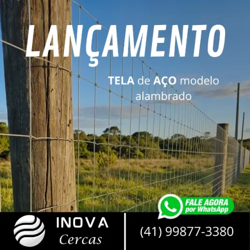 Tela de aço para cerca alambrado e reto