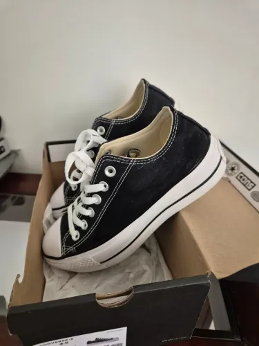 Tênis All Star Preto Plataforma 35 (calça 36)