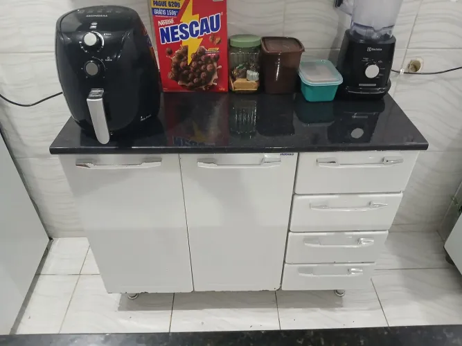 Armário de cozinha itatiaia aço